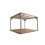 (Light Green(Natural), 3m x 3m (with 4 posts)) Box pergola and decking kit 3