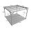 (Light Green(Natural), 3m x 3m (with 4 posts)) Box pergola and decking kit 11