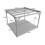(Light Green(Natural), 3m x 3m (with 4 posts)) Box pergola and decking kit 12