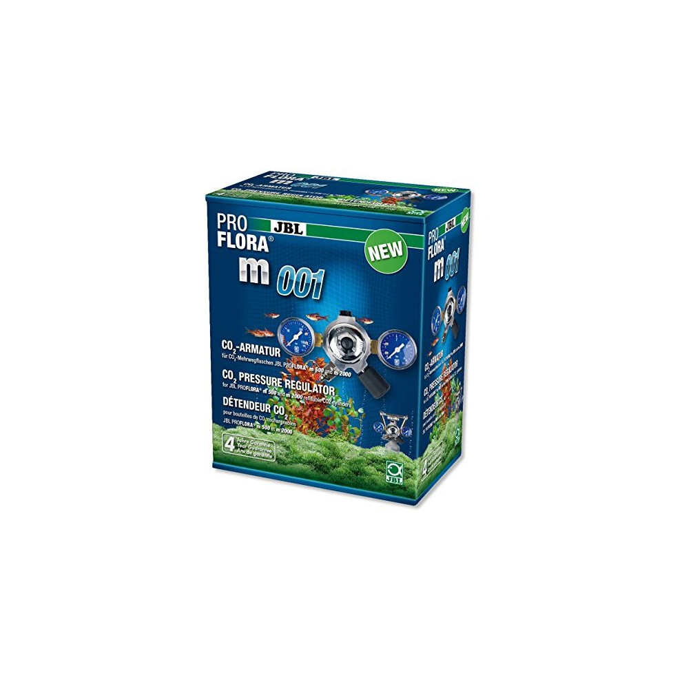 JBL ProFlora m001 64464 Pressure Reducing Valve for CO2 Reusable Bottles for Aquariums