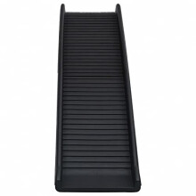Ksodgun Portable Folding Dog Ramp for Large Dogs SUV, Truck Car Ramp Stairs Step Ladder for Pet, Non-Slip Design Black 155.5x40x15.5 cm