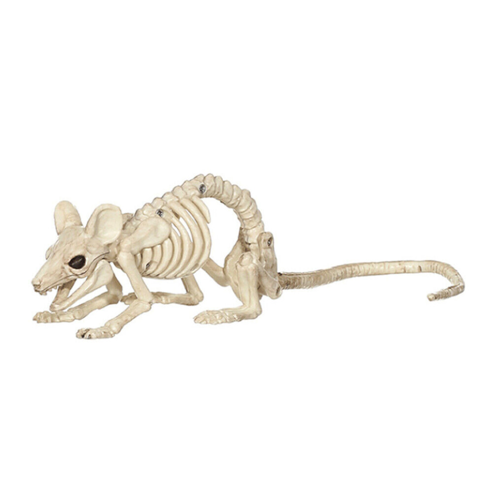 (1 # Mouse) Halloween Skeleton Cat Dog Mouse Bat Prop Animal Bones Party Horror Decoration