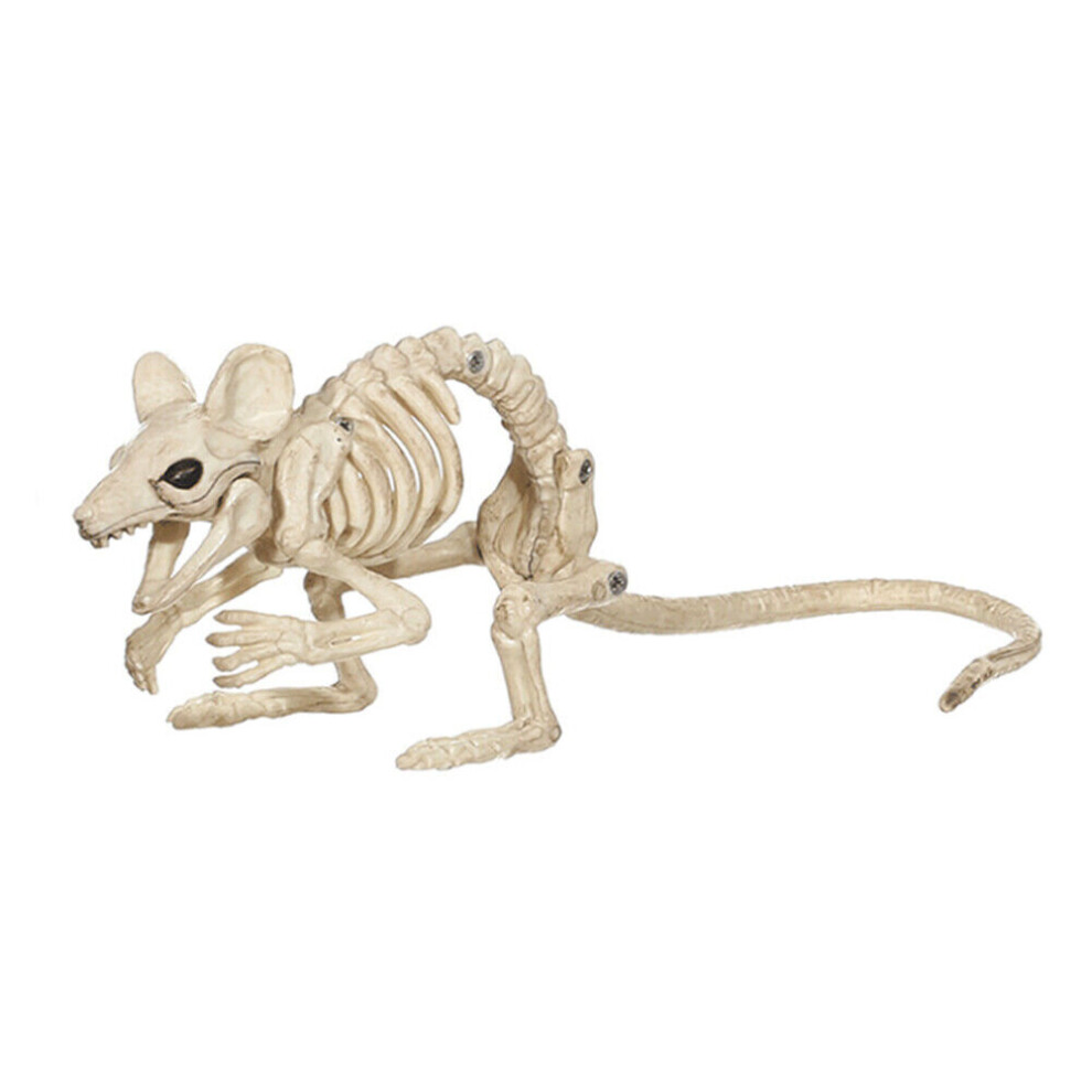 (2 # Mouse) Halloween Skeleton Cat Dog Mouse Bat Prop Animal Bones Party Horror Decoration