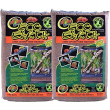 Zoo Med Eco Earth Loose Coconut Fiber Substrate for Reptiles, 8 Quarts - Safe, Compostable Substrate for Humidity & Drainage