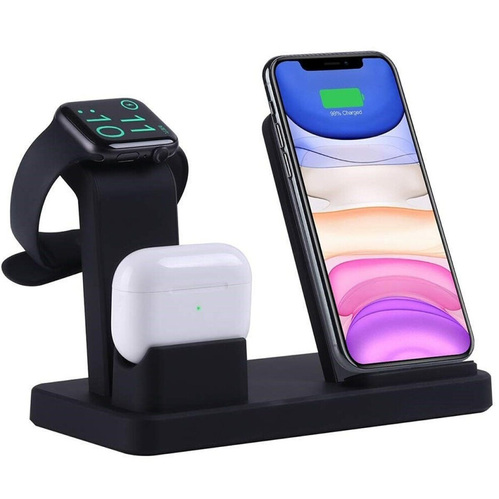 3-In-1 Wireless Magnetic Fast Charger For Phone Watch & Pods 9145584617518