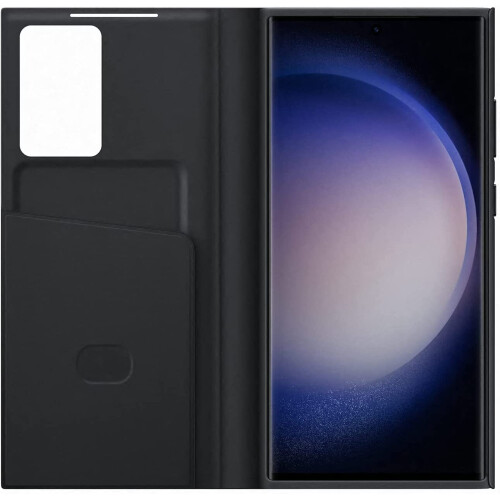Samsung Genuine Samsung Galaxy S23 Ultra Smart Clear View Wallet Case - Black 2