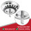 SPARES2GO Kitchen Sink Waste Strainer Plug Bath Drain Stopper Basket Filter Rubber Seal 6