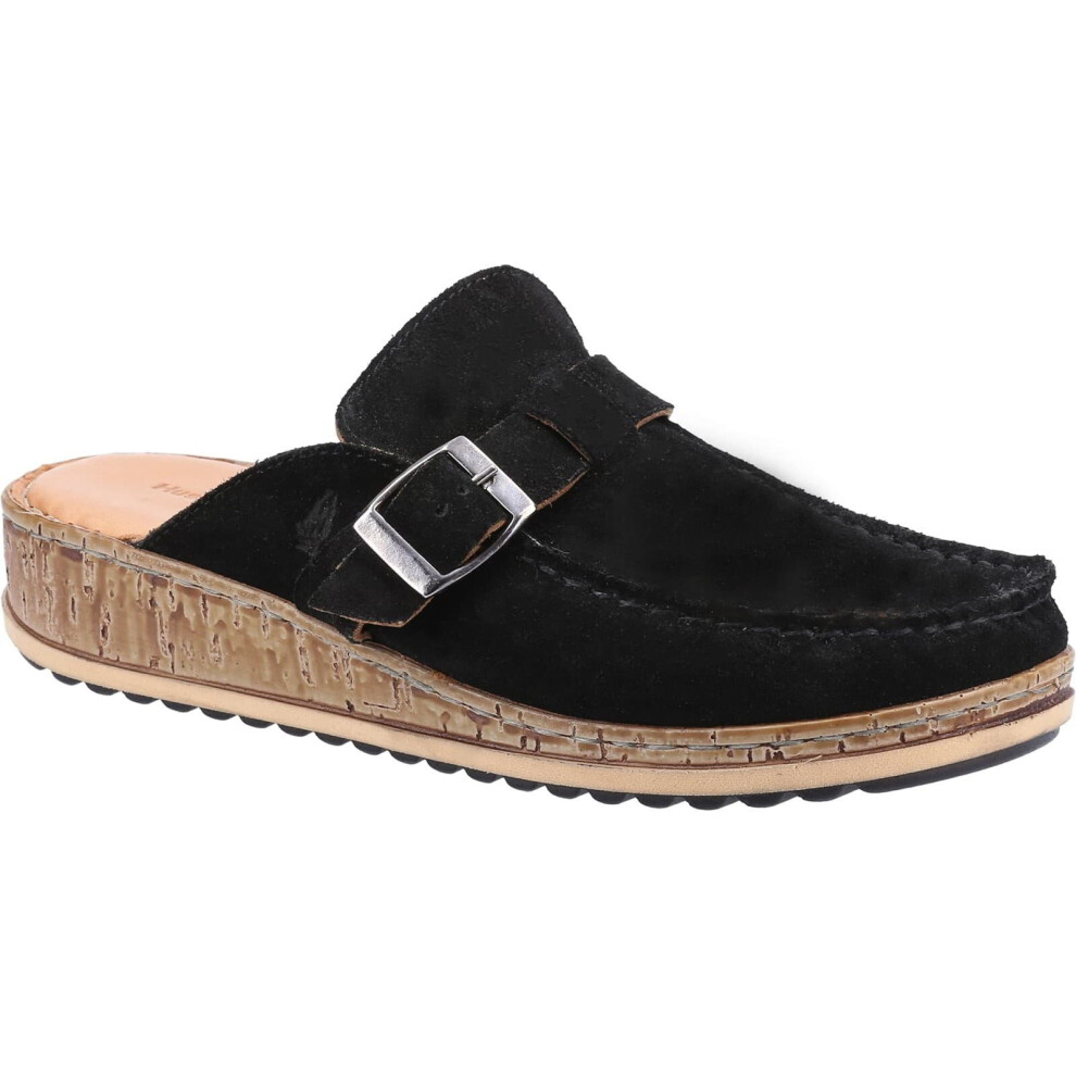 (Black, UK 3) Hush Puppies Sorcha Womens Ladies Slip On Clogs Mules Sandals