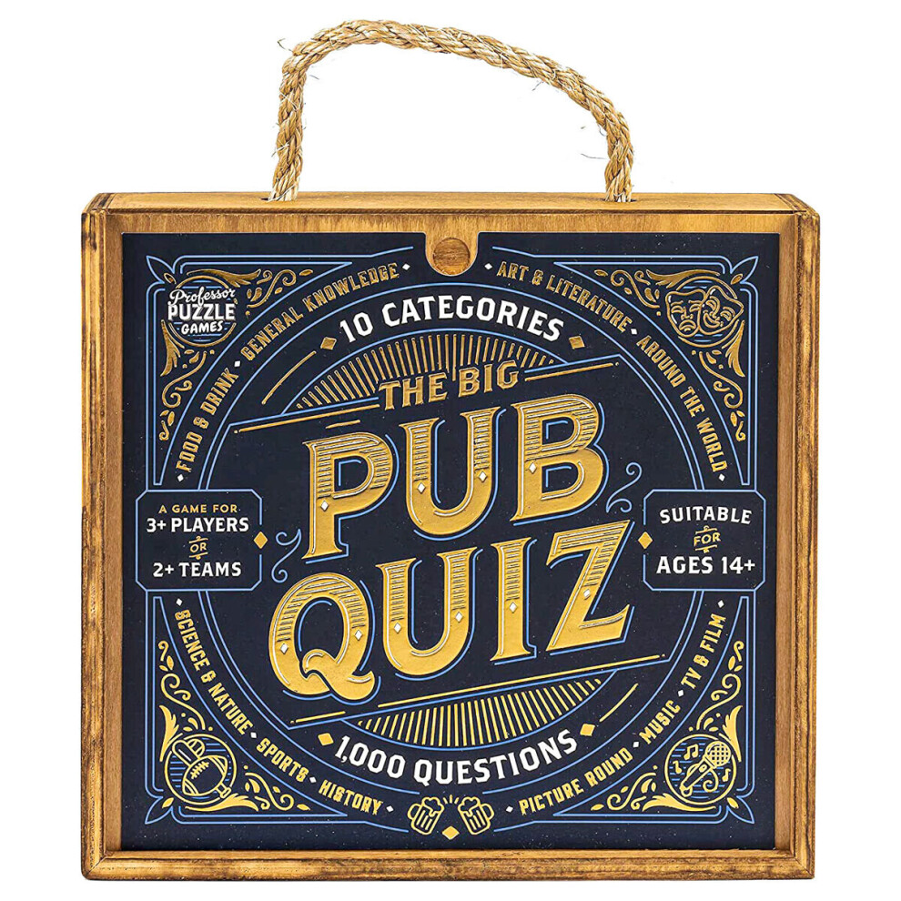 Professor Puzzle The Big Pub Quiz