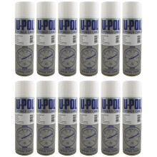 U-Pol Power Can HIGH GLOSS CLEAR LACQUER Paint 500ml x 12 Car Spray Aerosol