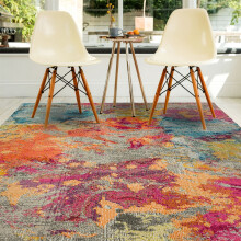 (Large 200x300cm) Colores Cloud Galactic Abstract Rugs in CO04 Multi
