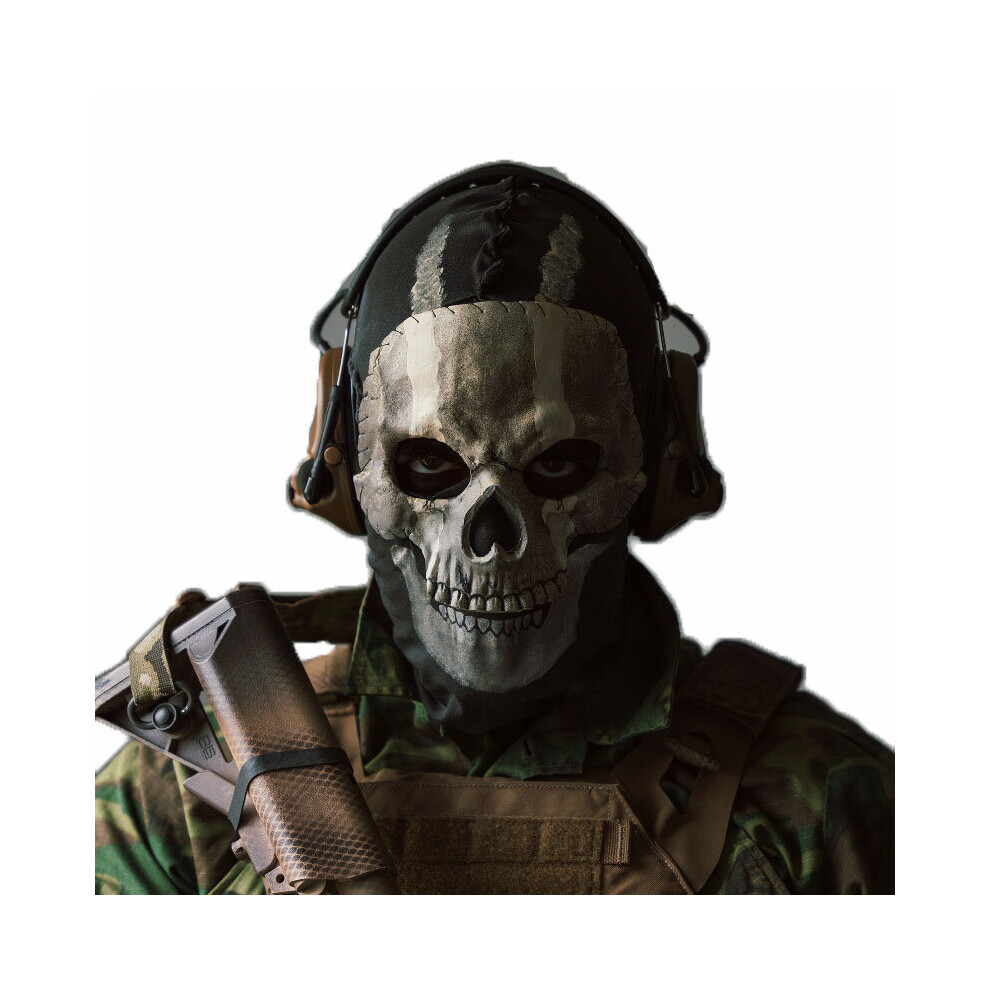 New'c 2023 Cod Cosplay Mwii Ghost Mask Airsoft Tactical Skull Full Mask