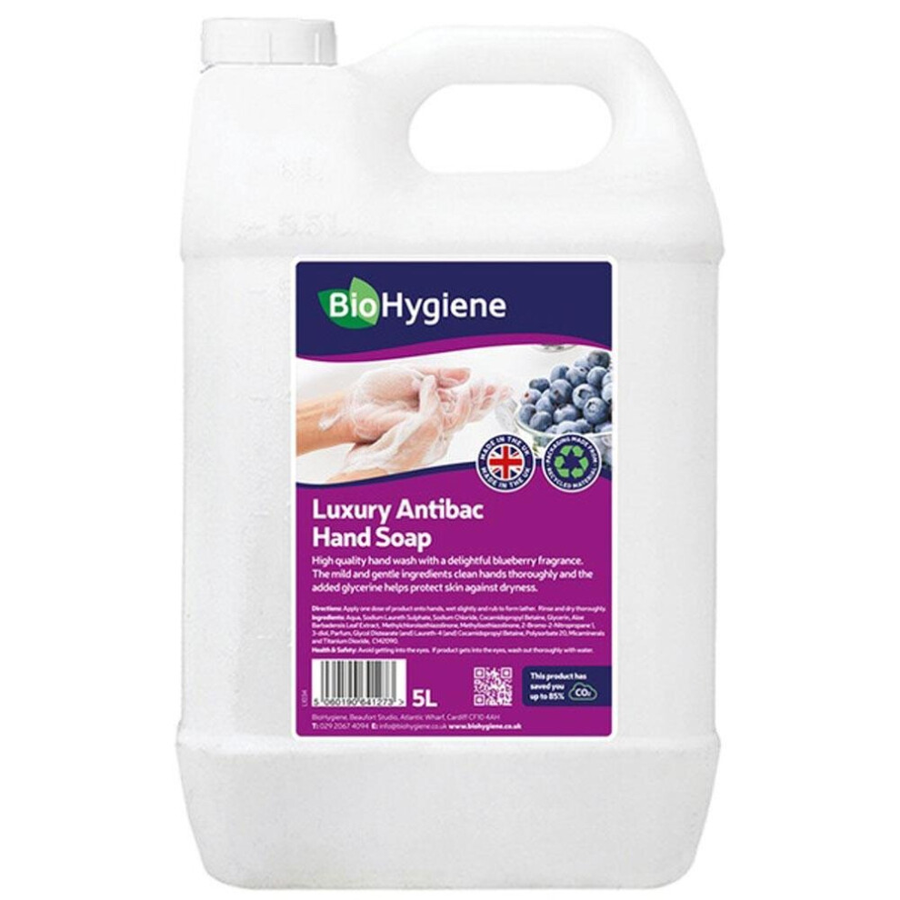 Biohygiene (2 X 5 Litres) Luxury Foam Hand Soap