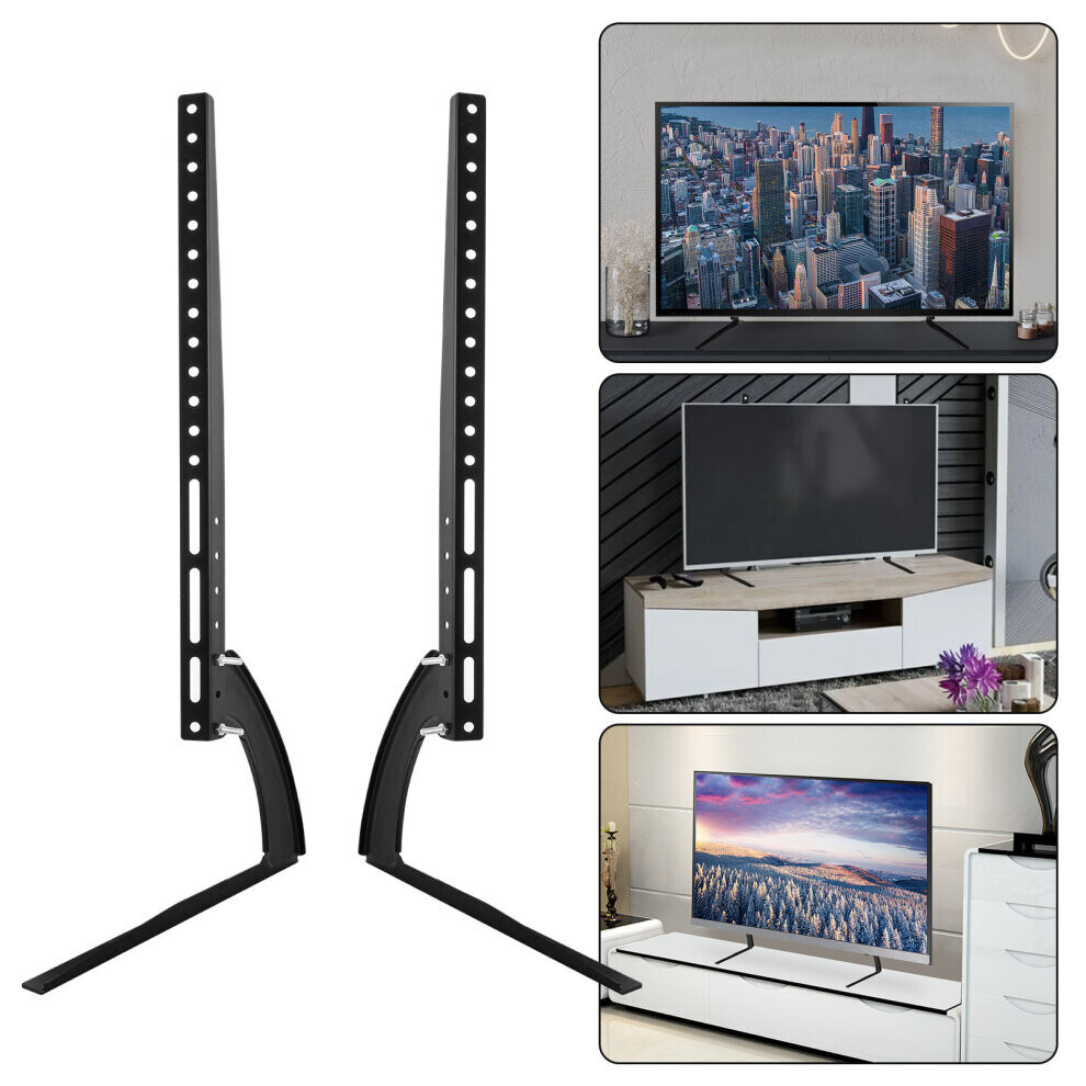 32"-65" TV Stands TV Pedestal Monitor Riser LCD LED Flat Screen Table