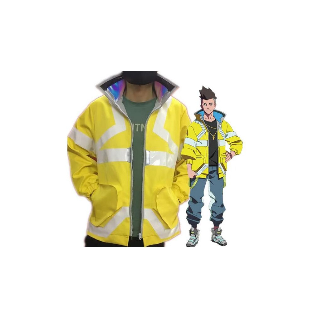 (xl) Cyberpunk David Cosplay Costume Luminous Jacket