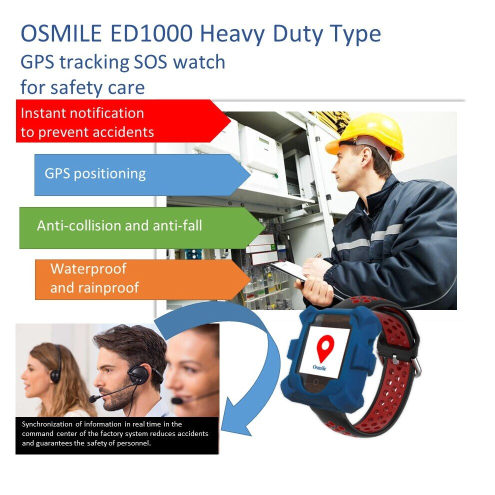 Osmile Ed1000 Heavy Duty Type For Lone Worker