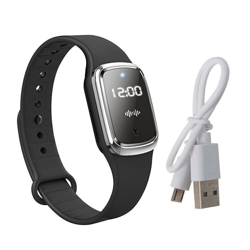 Yetp Star (Black) Ultrasonic Body Shape Wristband Drainage Lymph Bracelet Loss Weight With Usb