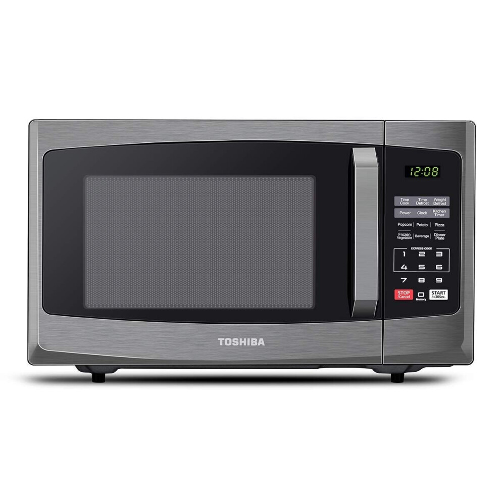 Toshiba 800W 23L Microwave Oven With Digital Display, Auto Defrost Black