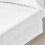 (Double: 225 x 275 cm) Flat White Bed Sheets Single Double King & Super King Size Flat Sheets 5