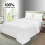 (Double: 225 x 275 cm) Flat White Bed Sheets Single Double King & Super King Size Flat Sheets 2