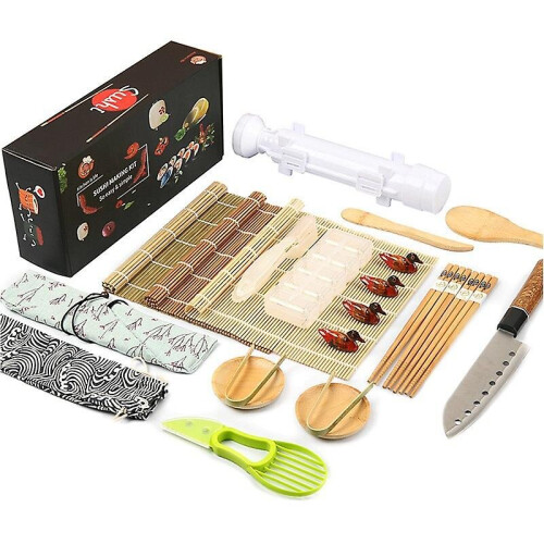 24pcs Sushi Making Kit All In One Bazooka Roller Set For Beginners Professionals