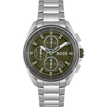 Hugo Boss 1513951 Volane Chronograph Silver Khaki Men's Watch