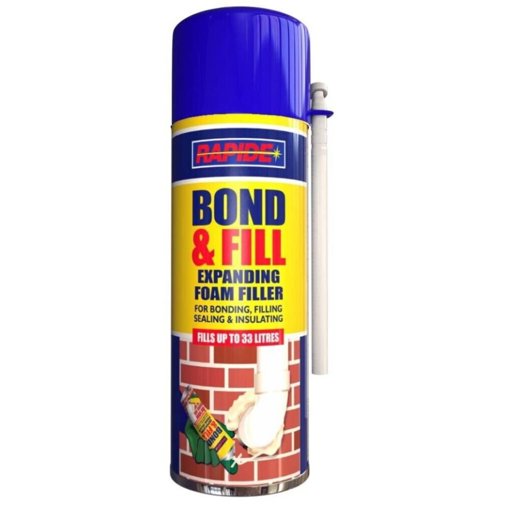 EXPANDING FOAM PU FILLER BONDING FILL FILLING SEALING BOND SPRAY SEALANT 500ML