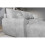 Easy London Velvet Sofa Bed U Shaped Grey with Storage 6