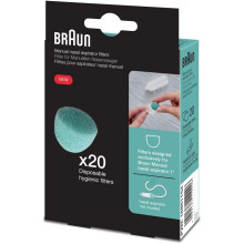 Braun Manual Nasal Aspirator With 20 Disposable Hygienic Filters