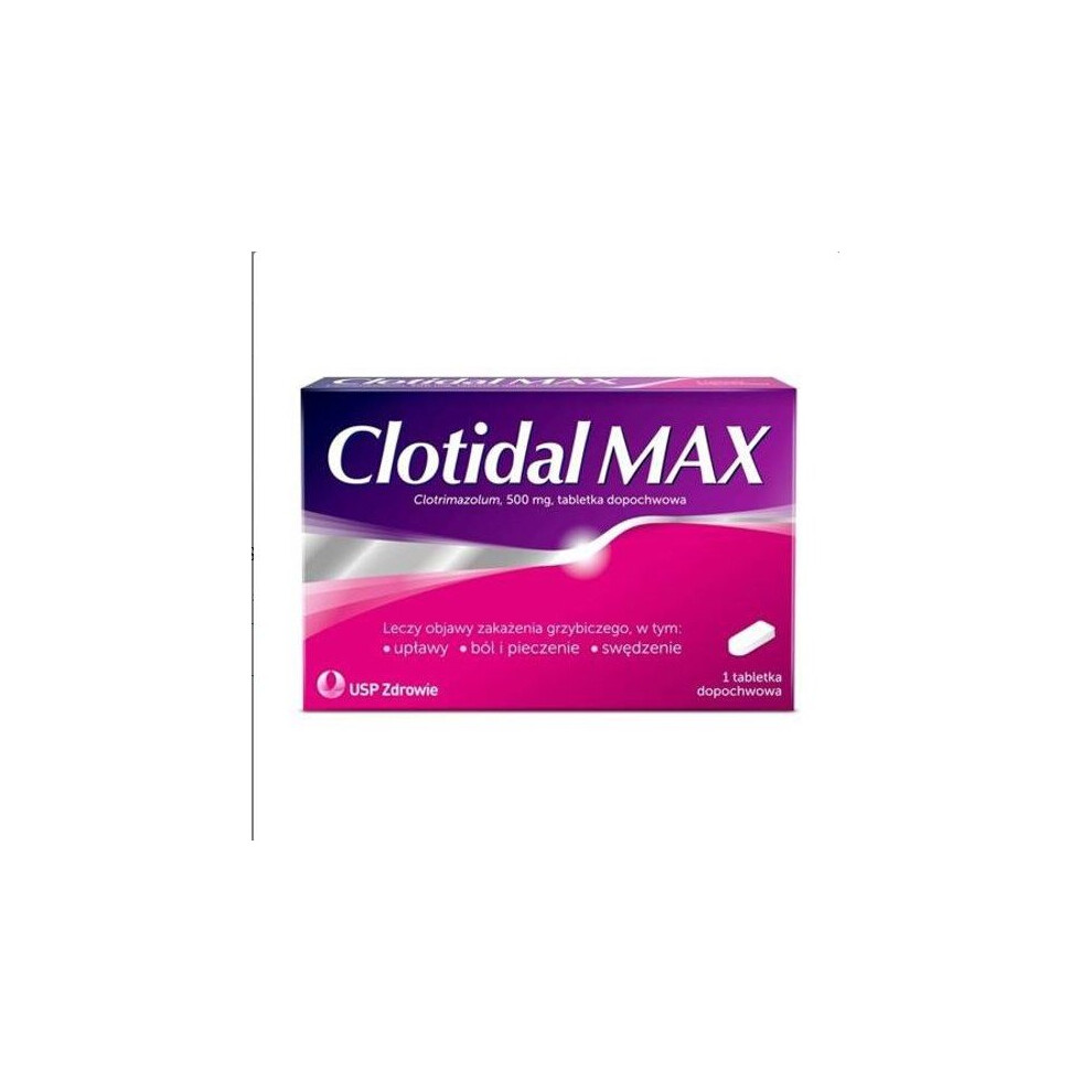 Clotidal MAX 500ml 1 vaginal tablet