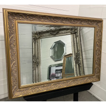 (55"x43" / 140cm x 110cm) Antique Gold Mirror Decorative Ornate Elegant Framed VERONA Beveled Wall Mirror - Choice of Size - Premium Quality Free P&P - Fabulous Mirrors