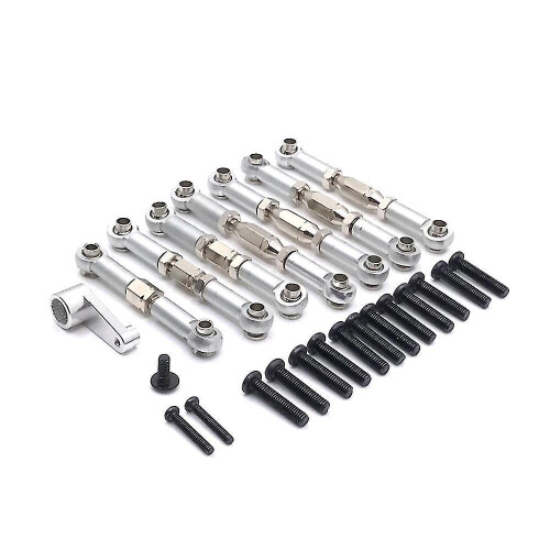 Metal Servo Arm Rod A Set Compatible With Wltoys 144001 Rc Car S,2 on OnBuy