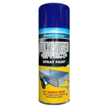 GALVANISED EFFECT SPRAY PAINT REPAIR PROTECT ANTI CORROSION CORROSIVE COAT 400ML