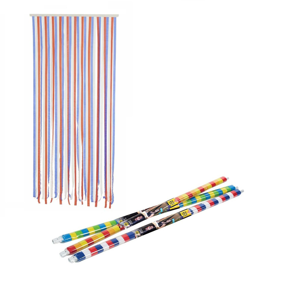 3x PVC Strip Blind Fly Door Curtain Indoor Fly Insect Screen 90cm x 2m