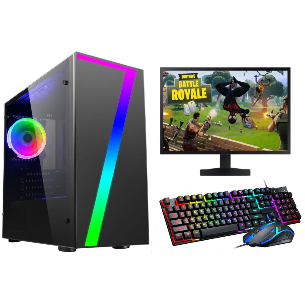 FCS Gaming PC Bundle Intel Core i7 16GB 1TB 4GB 1630 Win 10 Wi-Fi Warranty