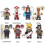 16PCS Naruto Minifigures building blocks Fit Lego 3