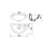 Small Compact Wall Hung Basin Mono Basin Mixer Tap Waste & Plastic Trap 3