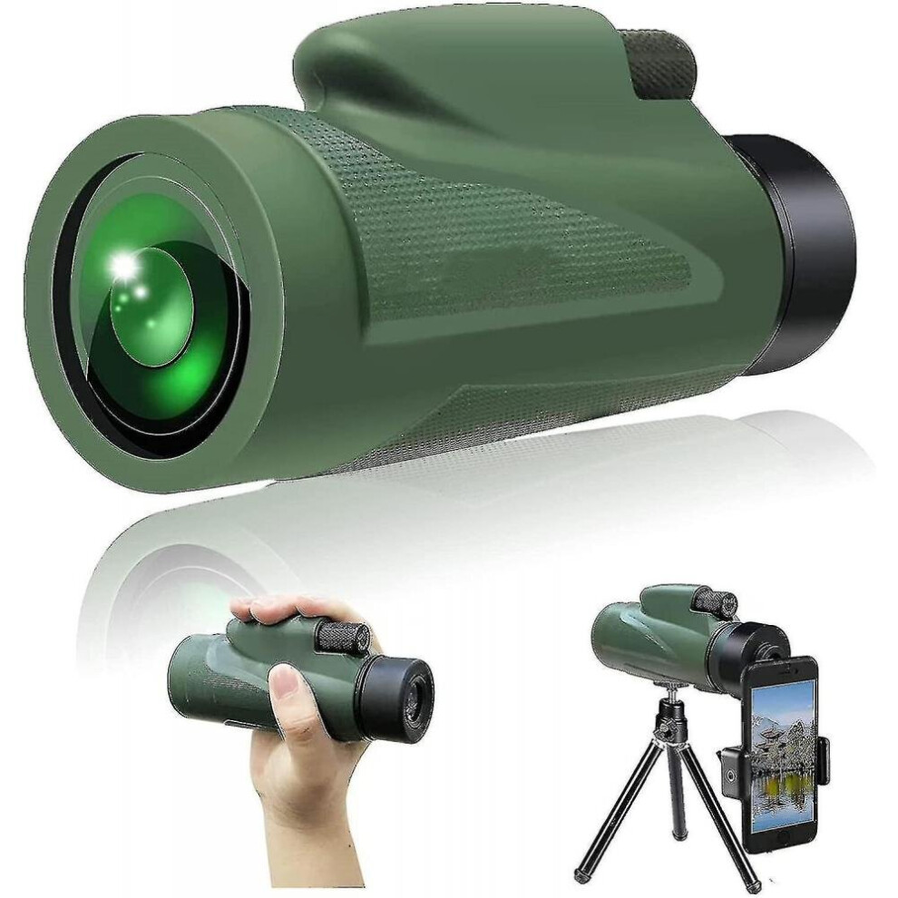 Hkhbjs Monocular Telescope 12X50 Hd Monocular- Bak4 Prism Fmc