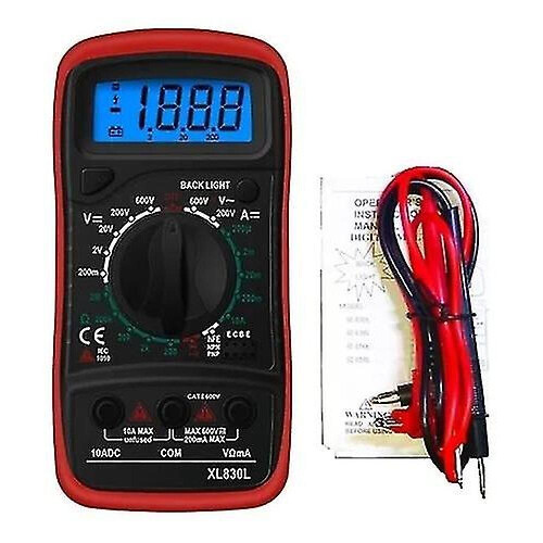 Astroai Meter 2000 Counts Digital Meter With Ac Voltmeter And Ohm Volt ...