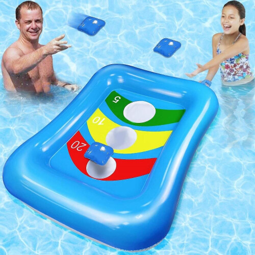 Pool Toys Bean Bag Toss Games Inflatable Floating Orifice Sets Toss ...