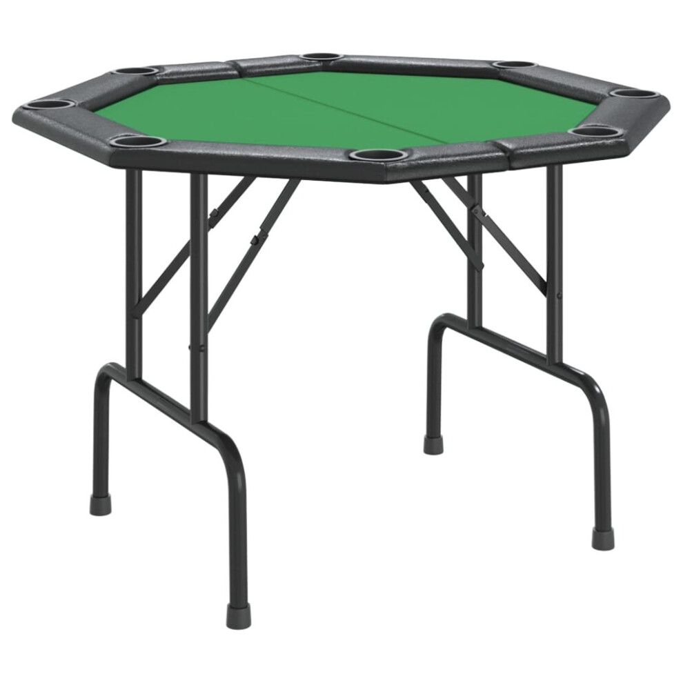 (green) vidaXL 8-Player Folding Poker Table 108x108x75 cm Game Poker Table Blue/Green