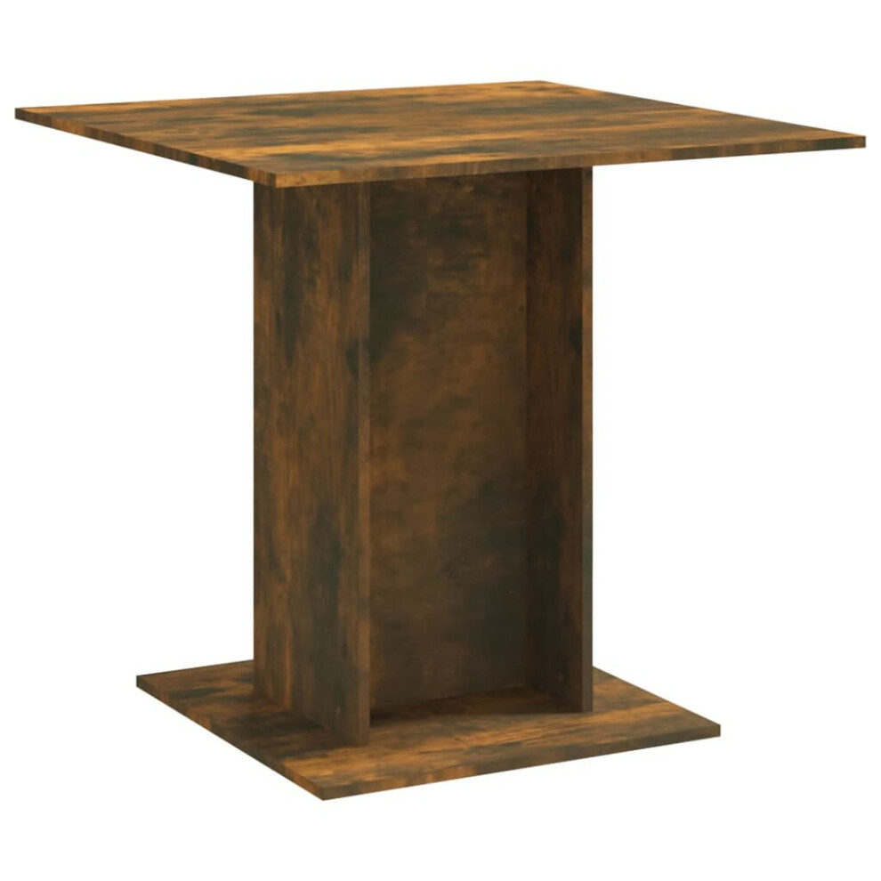 Vidaxl (Smoked Oak) Dining Table Kitchen Dinner Table Dining Room Table Engineered Wood