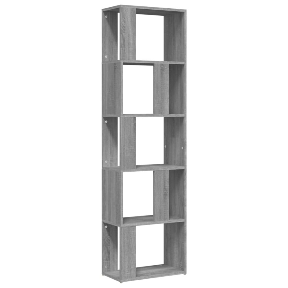 (grey sonoma) vidaXL Book Cabinet/Room Divider Engineered Wood Book Stand Multi Colours