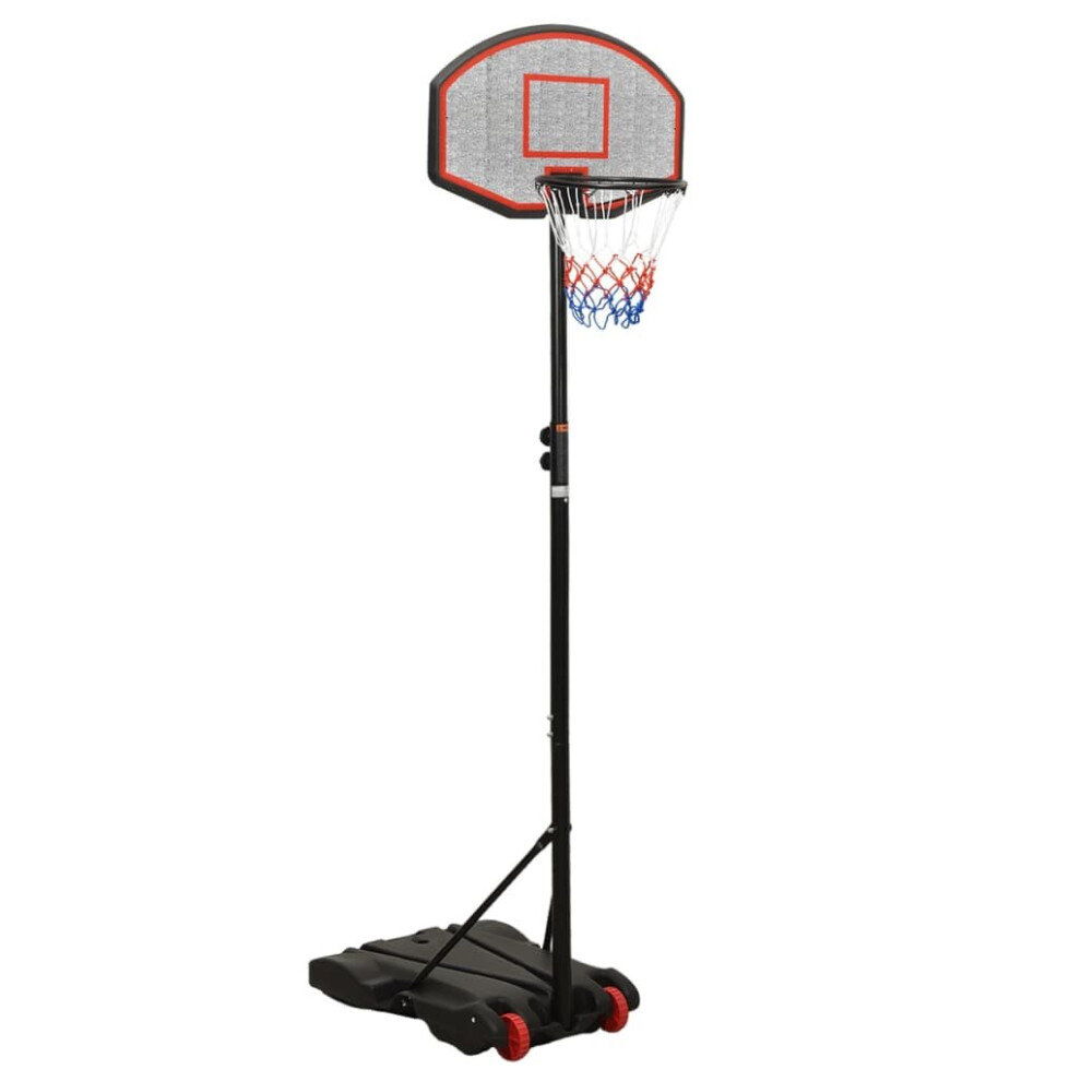 (black) vidaXL Basketball Stand Polyethene Basketball Hoop Stand Post Black/White