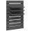VidaXL (grey) vidaXL 2x Solid Wood Pine Wall-mounted Bedside Shelves Storage Multi Colours 5