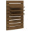 VidaXL (honey brown) vidaXL 2x Solid Wood Pine Wall-mounted Bedside Shelves Storage Multi Colours 5
