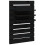 VidaXL (black) vidaXL 2x Solid Wood Pine Wall-mounted Bedside Shelves Storage Multi Colours 5