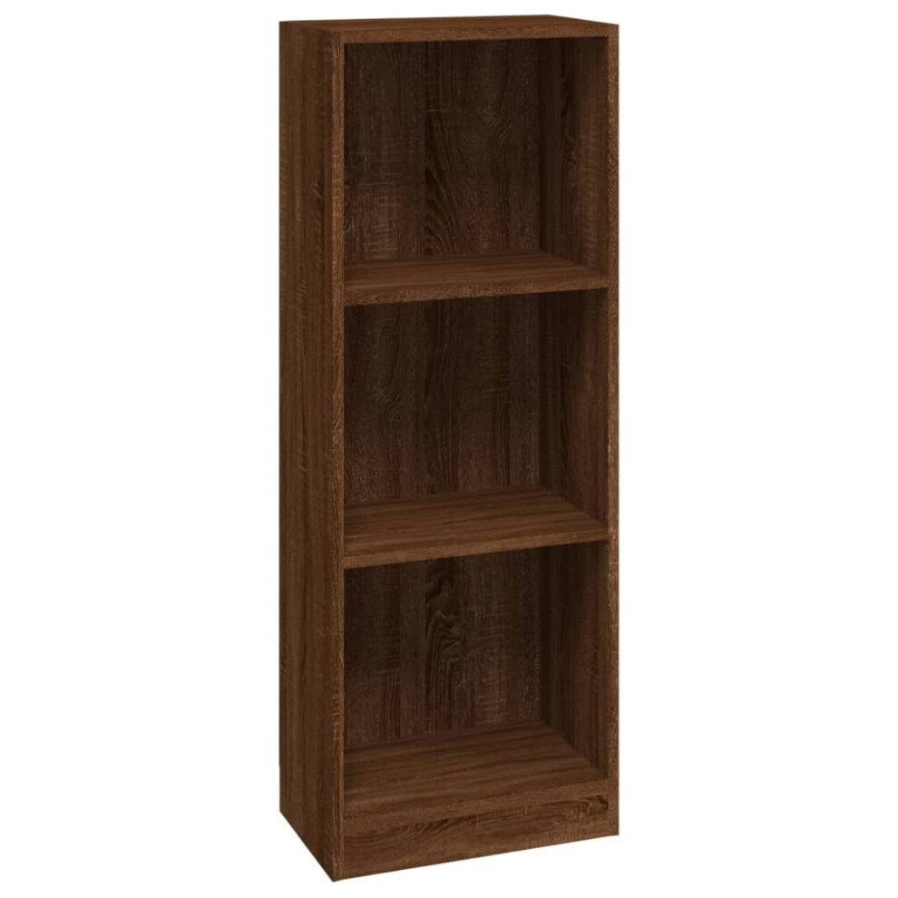 (brown oak, 40 x 24 x 109 cm) vidaXL 5-Tier Book Cabinet Engineered Wood Storage Rack Multi Colours/Sizes