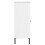 VidaXL (white) vidaXL Solid Wood Bookcase with Metal Legs OSLO Book Storage Multi Colours 6