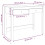 VidaXL (white) vidaXL Solid Wood Pine Desk with Drawers Writing Standing Desk Multi Colours 10